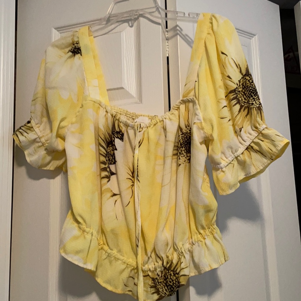 H&M blouse and skirt